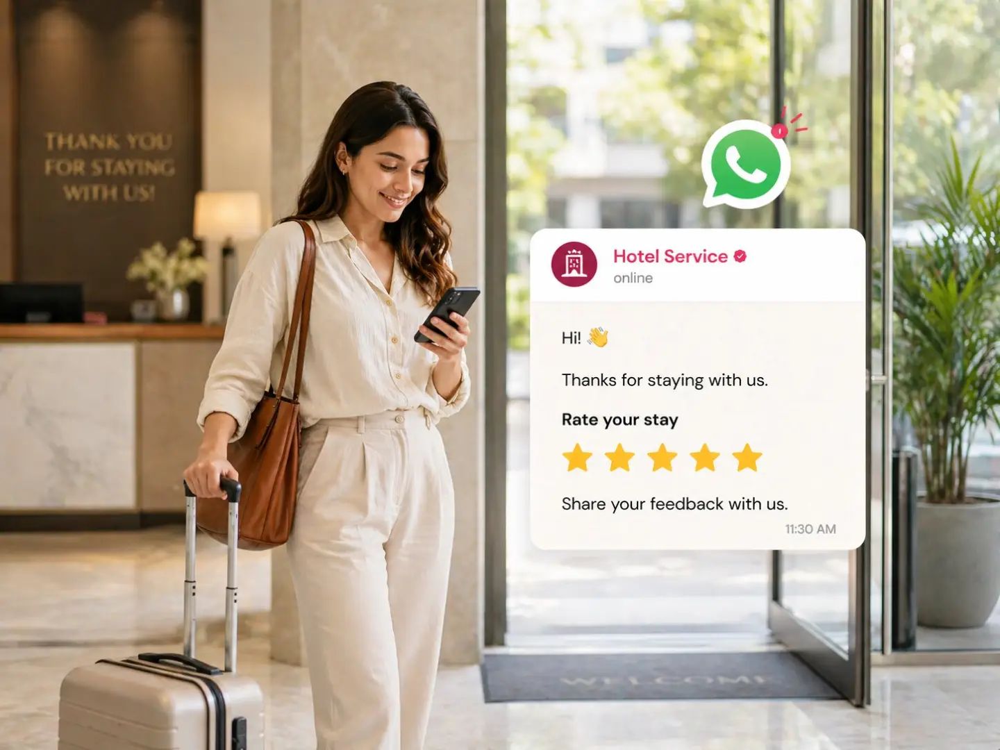 Hotel order delivered successfully with real-time tracking updates